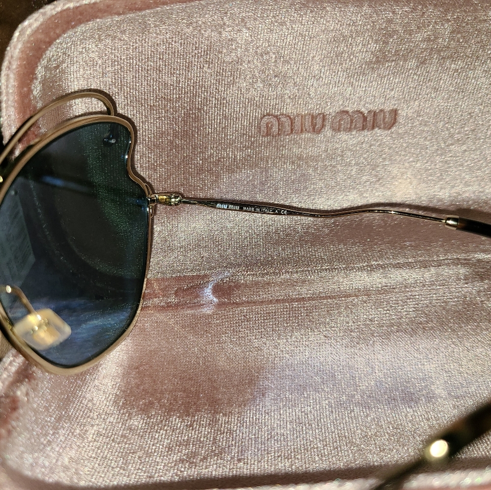 Miu Miu Sunglasses Nwt And Case - image 5